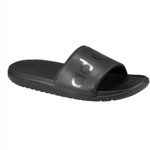 adidas slippers all black